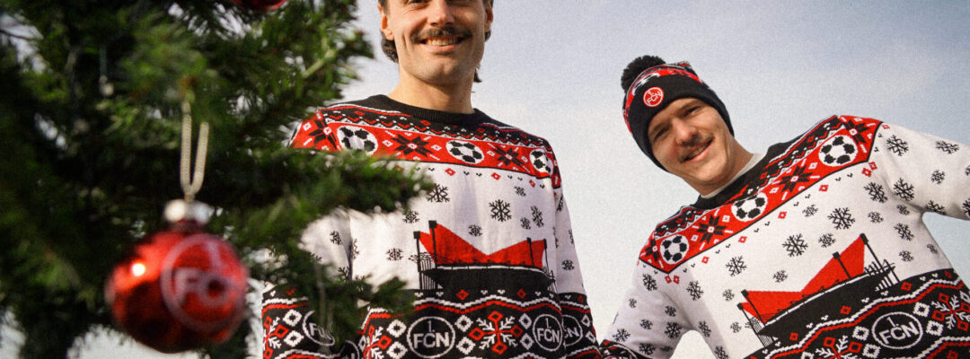 1. FC Nürnberg präsentiert nachhaltigen Christmas-Sweater