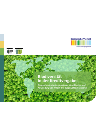UBi Publikation: Biodiversität in der Kreditvergabe