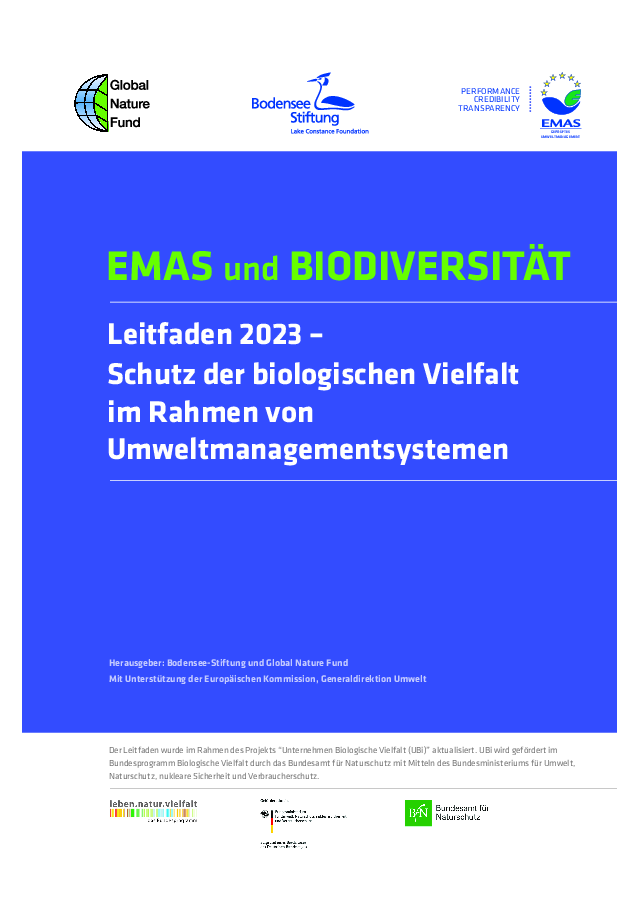 EMAS und Biodiversität Leitfaden 2023