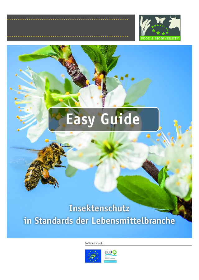 Easy Guide - Insektenschutz in Standards der Lebensmittelbranche