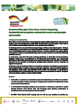 Factsheet: "From Farm to Fork" - Biodiversity in the banana and pineapple supply chains