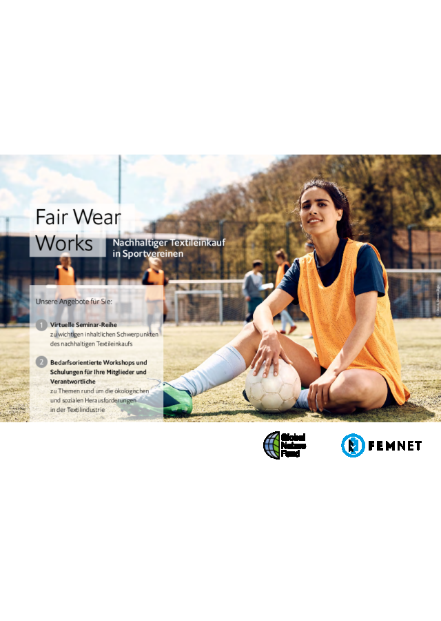 Fair Wear Works - Nachhaltiger Textileinkauf in Sportvereinen