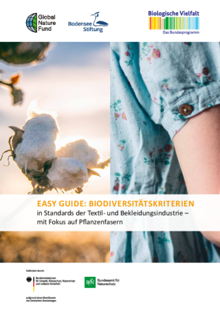 EASY GUIDE: Biodiversitätakriterien in Standards der Textil- und Bekleidungsindustrie – mit Fokus auf Pflanzenfasern